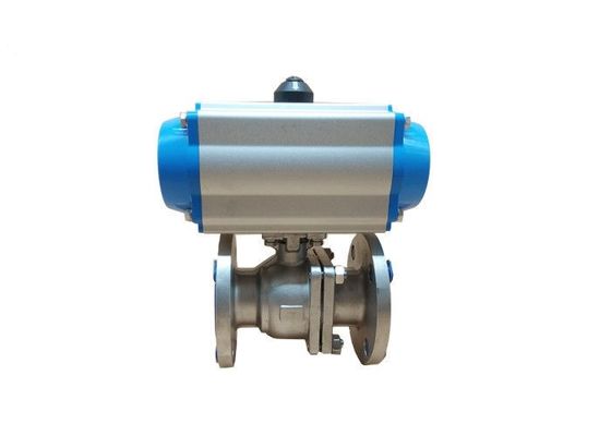 Giá tốt Van bi dẫn động bằng khí nén đầy đủ SS316 50A trực tuyến